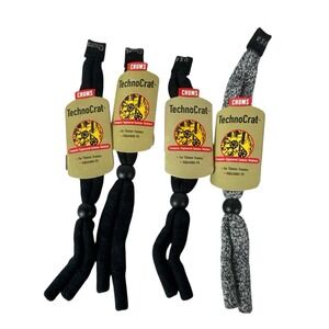 Chums 0780 Technocrat Four Pack Three Black One Gray Thinner Frames New‎